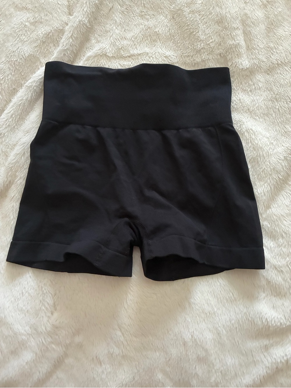 High-Waist Black Women’s Compression Shorts